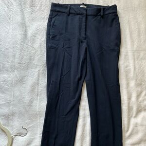Navy jcrew work pants size 4